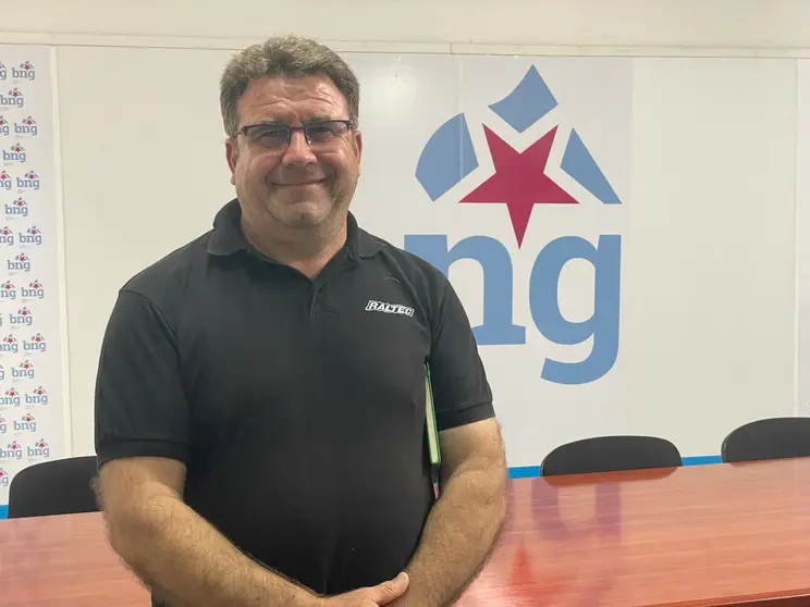 Nicol&aacute;s Pena, responsable local do BNG